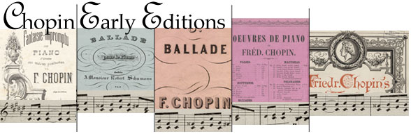 Chopin Early Editions